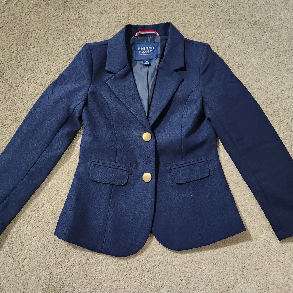French Toast Uniform Blazer Girls Navy Size 10